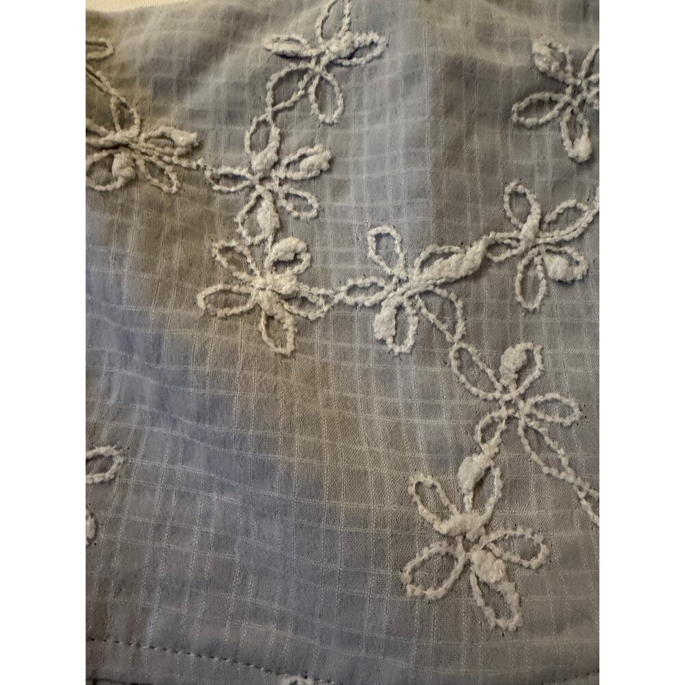 Princess Polly Rosenberg Strapless Top Blue Floral Embroidered NWT US 10 - Picture 9 of 9